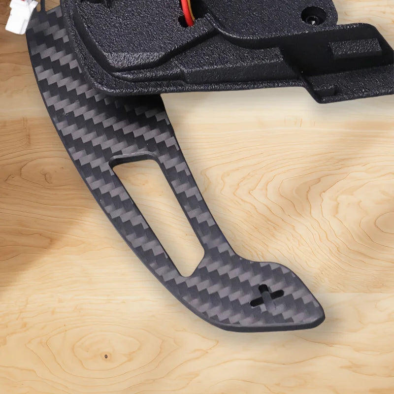 Steering Wheel Shift Paddles Carbon Fiber Suitable For Golf 7 7.5R GTI MK7 Using Magnetic Suction Technology Car Accessories