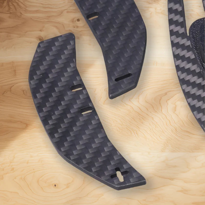 Steering Wheel Shift Paddles Carbon Fiber Suitable For Golf 7 7.5R GTI MK7 Using Magnetic Suction Technology Car Accessories