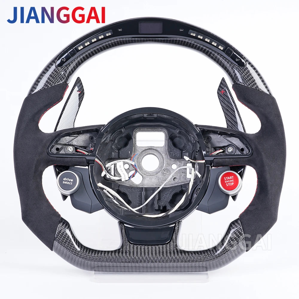 Carbon Fiber Steering Wheel For Audi RS3 RS4 RS5 RS6 RS7 2012-2016 S3 2014-2017 S4 2013-2015 S5 2012-2016