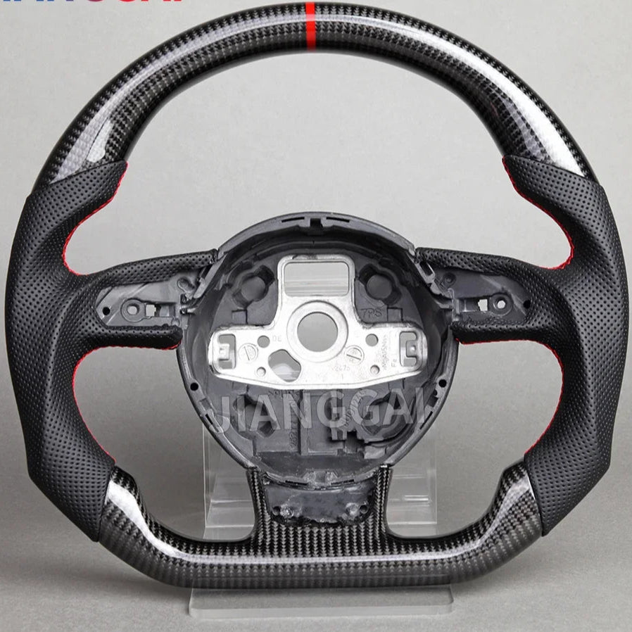 Carbon Fiber Steering Wheel For Audi RS3 RS4 RS5 RS6 RS7 2012-2016 S3 2014-2017 S4 2013-2015 S5 2012-2016