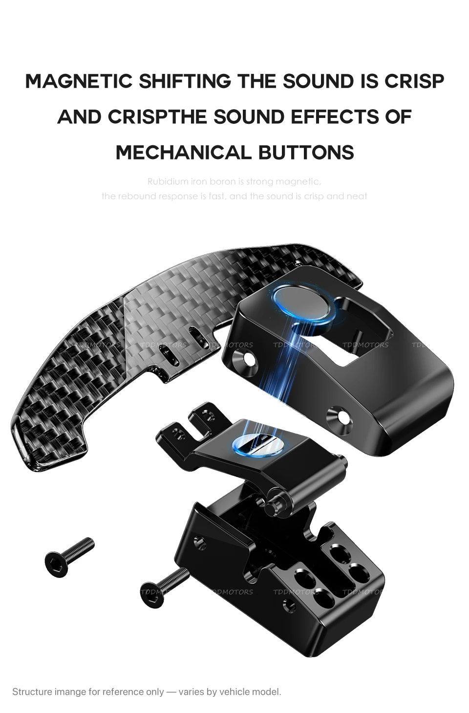 Magnetic Carbon Fiber Paddle Shifters For Audi B8 B8.5 B9 C8 A1 A3 A5 A8 Q2 Q3 Q4 Q5 Q7 Q8 S1 S2 S3 S4 S5 SQ5 RS3 RS4 RS5 RSQ5
