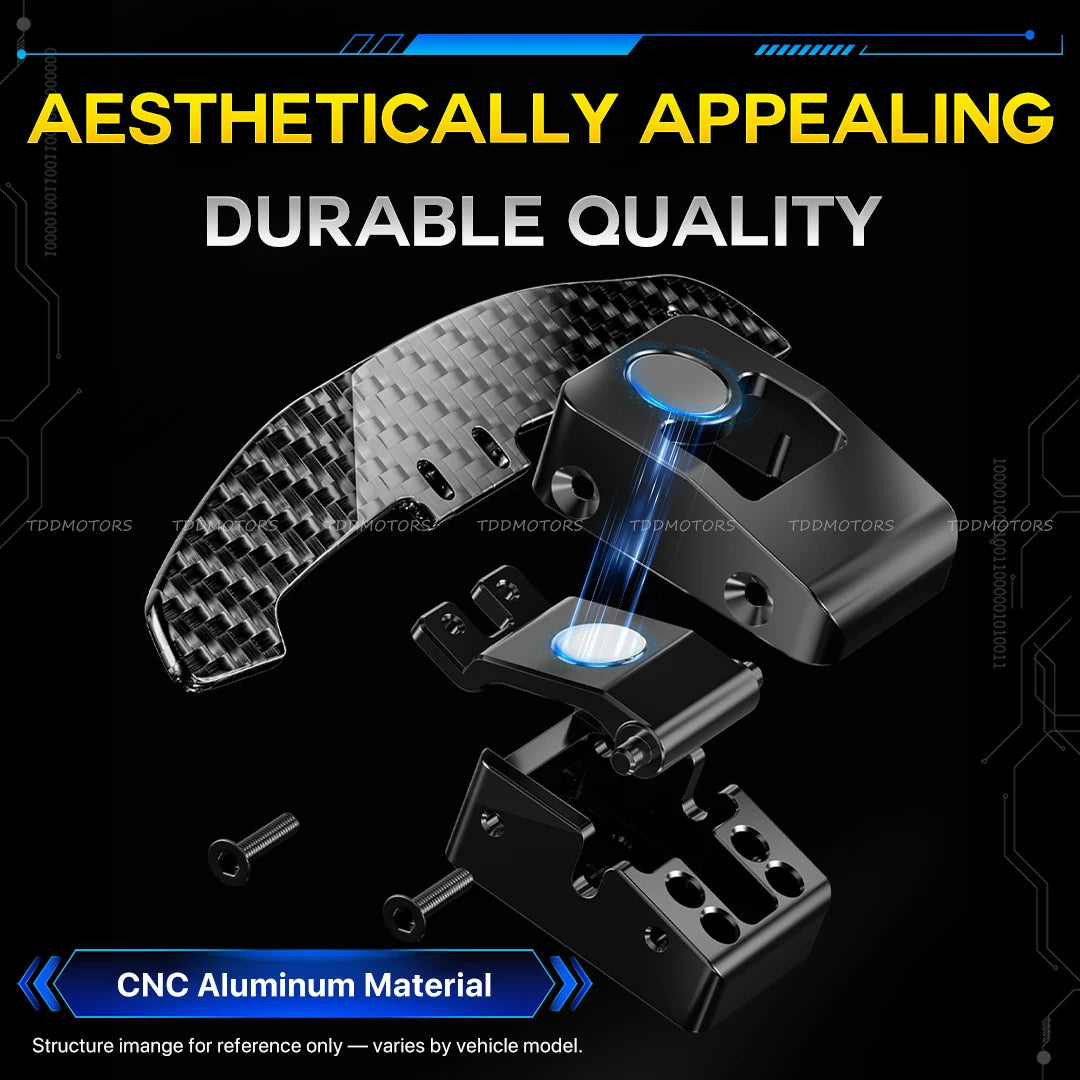 Magnetic Carbon Fiber Paddle Shifters For Audi B8 B8.5 B9 C8 A1 A3 A5 A8 Q2 Q3 Q4 Q5 Q7 Q8 S1 S2 S3 S4 S5 SQ5 RS3 RS4 RS5 RSQ5