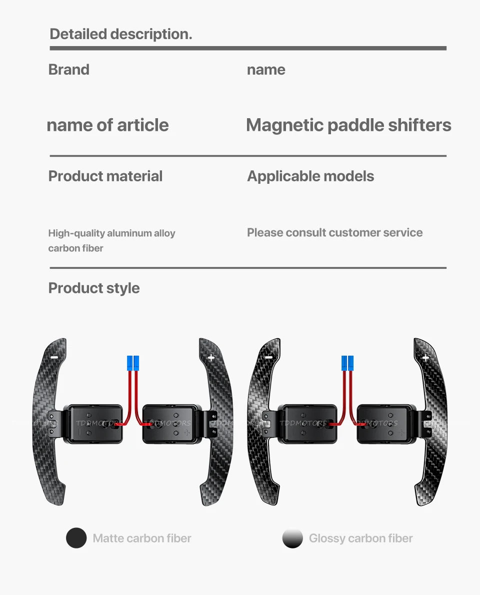 Magnetic Carbon Fiber Paddle Shifters For Audi B8 B8.5 B9 C8 A1 A3 A5 A8 Q2 Q3 Q4 Q5 Q7 Q8 S1 S2 S3 S4 S5 SQ5 RS3 RS4 RS5 RSQ5