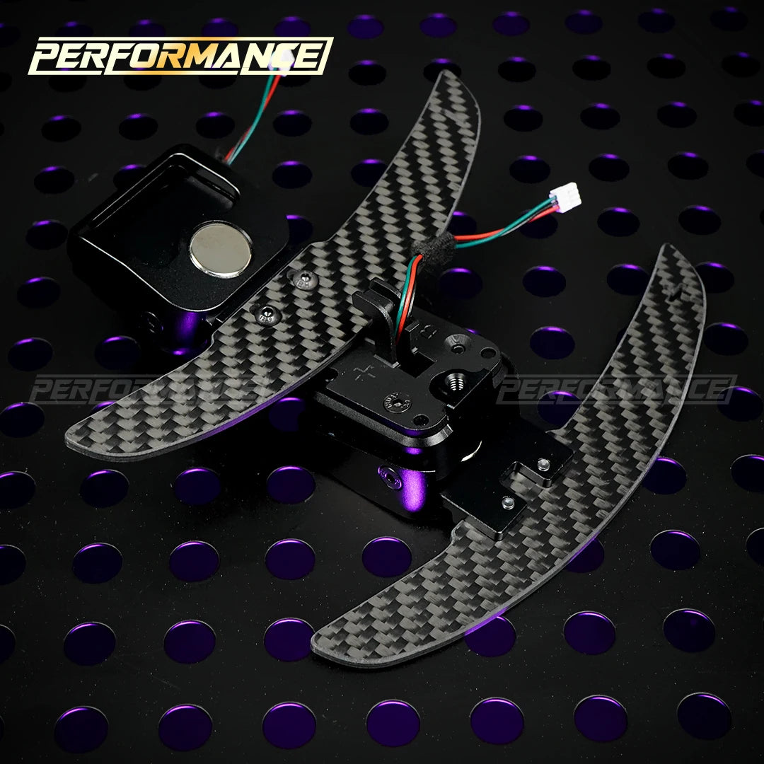 TDD Magnetic Carbon Fiber Paddle Shifter For Audi A1 A3 A5 A8 Q3 Q4 Q5 Q7 Q8 S1 S3 S5 SQ5 SQ8 RS3 RS5 RSQ5 Shift Paddle