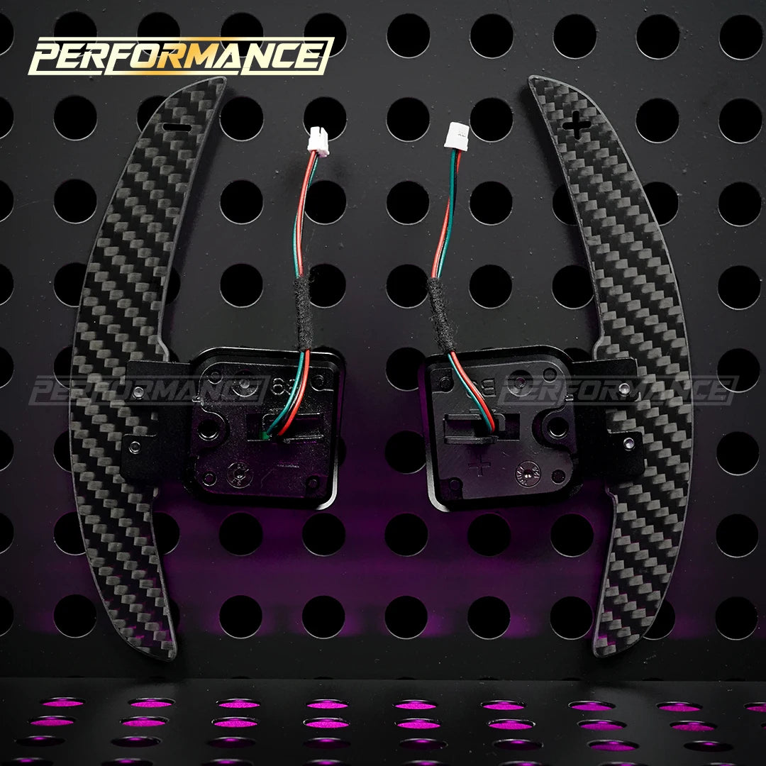 TDD Magnetic Carbon Fiber Paddle Shifter For Audi A1 A3 A5 A8 Q3 Q4 Q5 Q7 Q8 S1 S3 S5 SQ5 SQ8 RS3 RS5 RSQ5 Shift Paddle