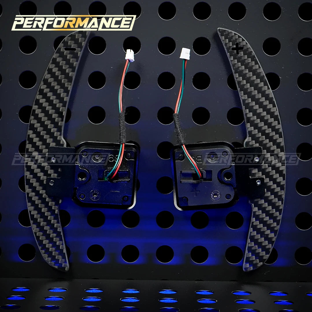 TDD Magnetic Carbon Fiber Paddle Shifter For Audi A1 A3 A5 A8 Q3 Q4 Q5 Q7 Q8 S1 S3 S5 SQ5 SQ8 RS3 RS5 RSQ5 Shift Paddle