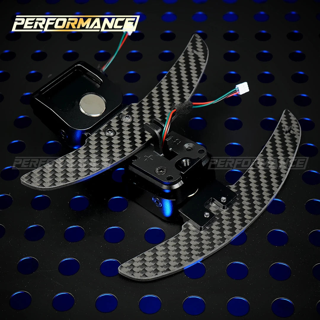 TDD Magnetic Carbon Fiber Paddle Shifter For Audi A1 A3 A5 A8 Q3 Q4 Q5 Q7 Q8 S1 S3 S5 SQ5 SQ8 RS3 RS5 RSQ5 Shift Paddle