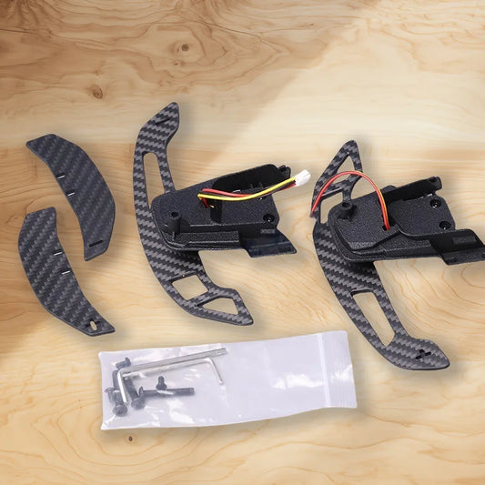 Steering Wheel Shift Paddles Carbon Fiber Suitable For Golf 7 7.5R GTI MK7 Using Magnetic Suction Technology Car Accessories