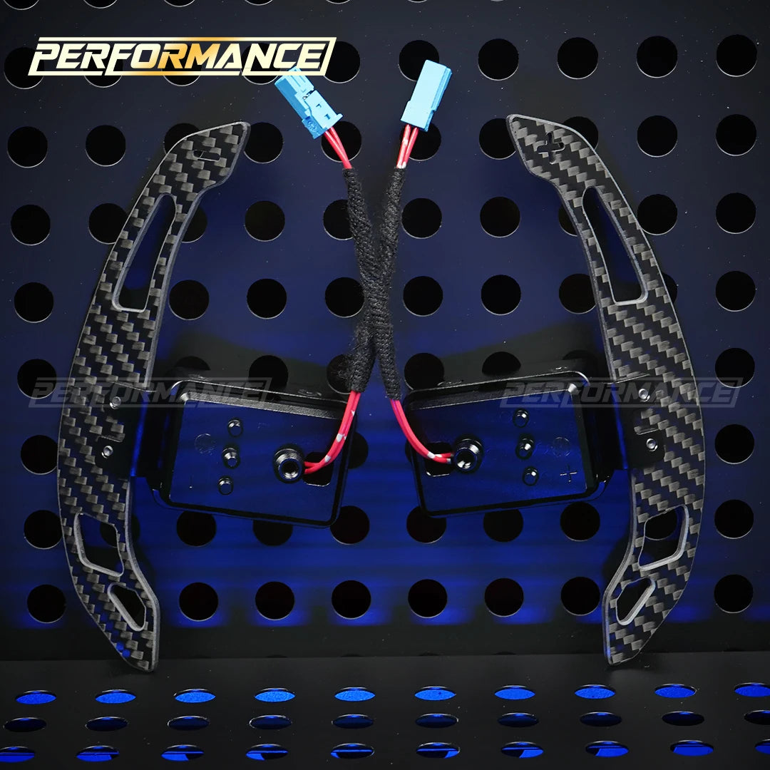 TDD Magnetic Carbon Fiber Paddle Shifter For Audi A1 A3 A5 A8 Q3 Q4 Q5 Q7 Q8 S1 S3 S5 SQ5 SQ8 RS3 RS5 RSQ5 Shift Paddle